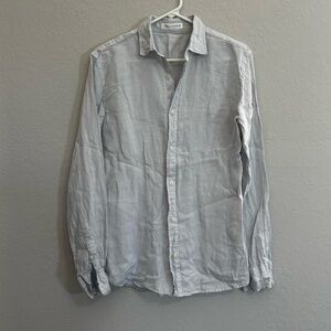 Zara Men's Casual Light Button Down Shirt